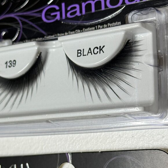 Ardell Glamour 139 False Eyelashes 2 Pack Black Natural Volume Duo Set - Picture 3 of 5